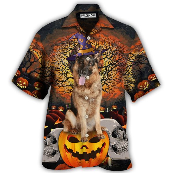 Halloween German Shepherd My Lovely Dog - Hawaiian Shirt Jezsport.com