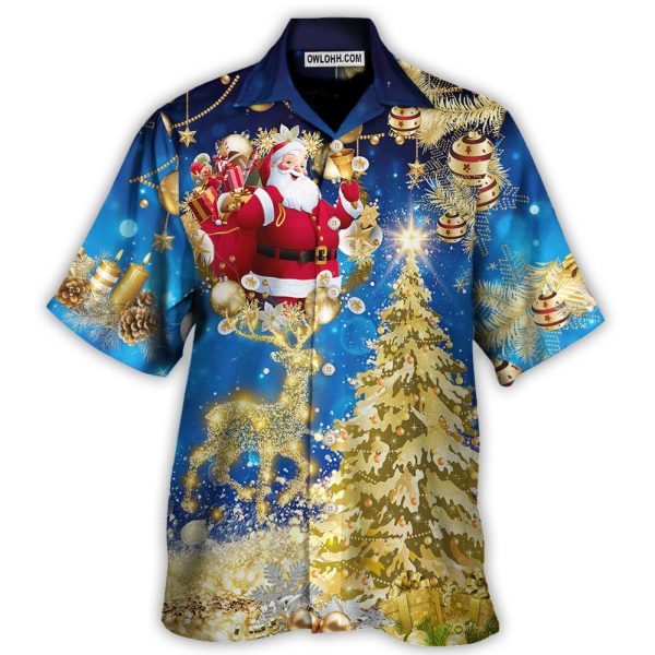 Christmas Tree Blue Style - Hawaiian Shirt Jezsport.com