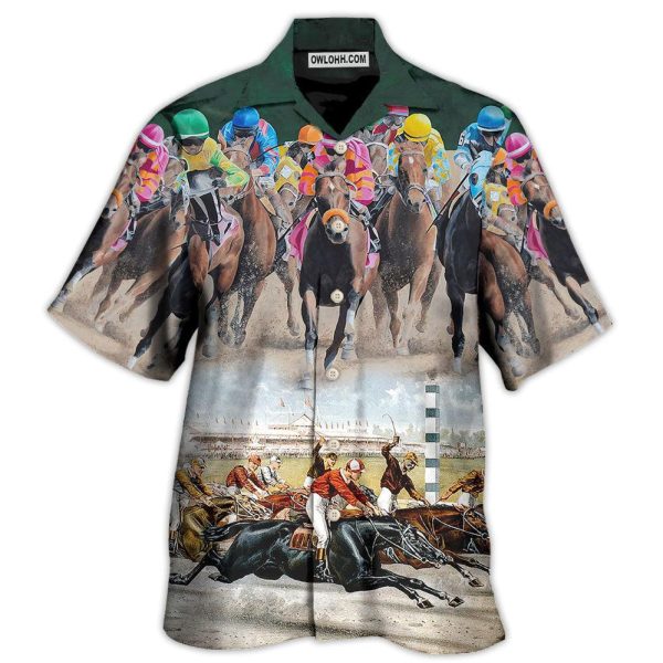 Horse Racing Great Horse Best Seat - Hawaiian Shirt Jezsport.com