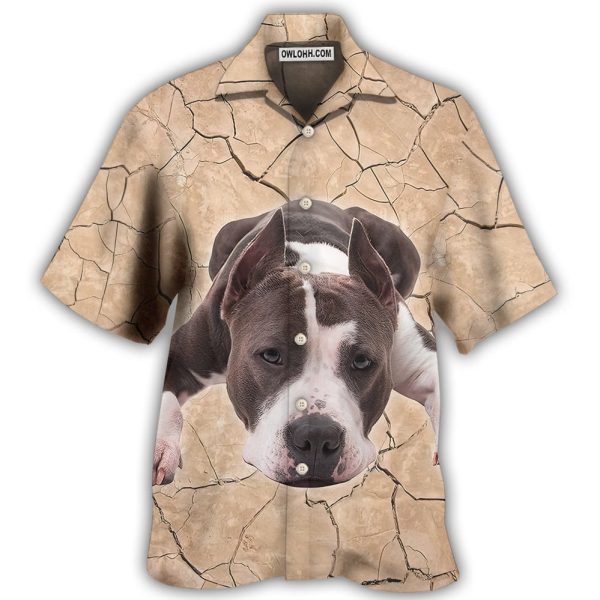 Pitbull On The Ground - Hawaiian Shirt Jezsport.com