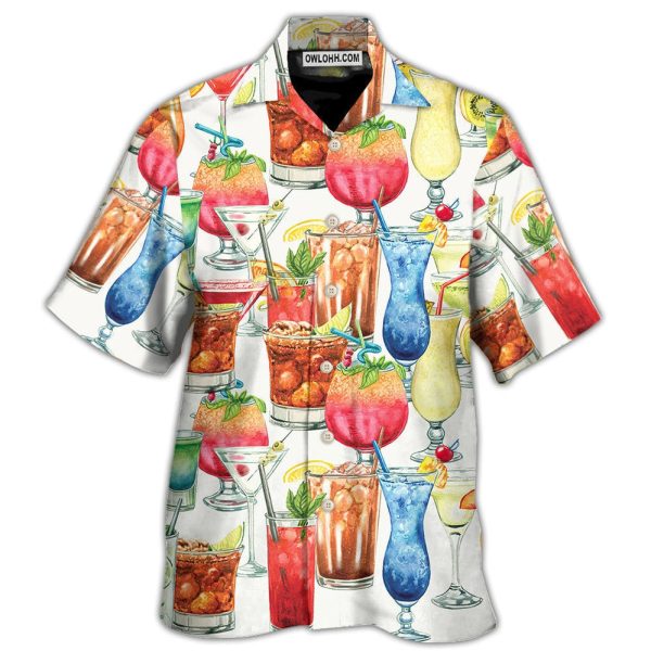 Cocktail Packed Born To Drink - Hawaiian Shirt Jezsport.com