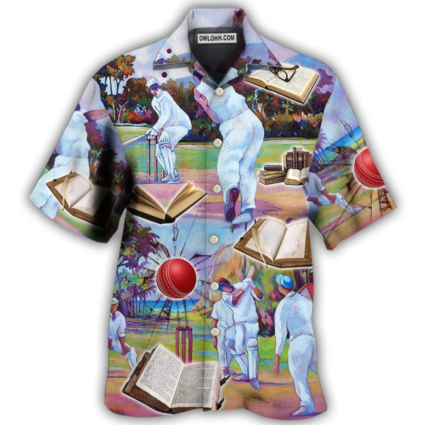 Cricket And Book Lover - Hawaiian Shirt Jezsport.com