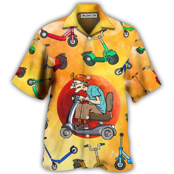 Scooter Solar System Never Underestimate - Hawaiian Shirt Jezsport.com