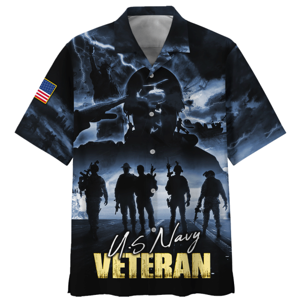 Navy Soldiers Fighting U.S Navy Veteran Hawaiian Shirt Jezsport.com