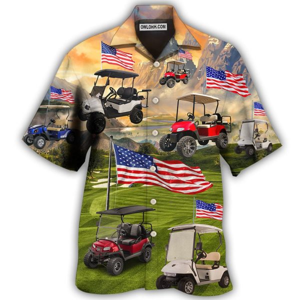 Golf Independence Day Club Car - Hawaiian Shirt Jezsport.com