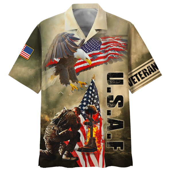 Air Force U.S.A.F Fire Gun Hawaiian Shirt Jezsport.com