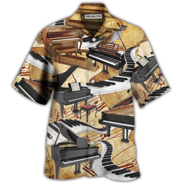 Piano Retro Art Music Lover - Hawaiian Shirt Jezsport.com