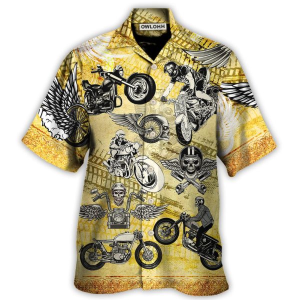 Motorcycle Life Is Short - Hawaiian Shirt Jezsport.com