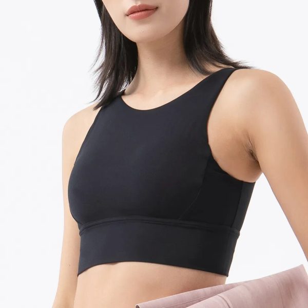New Top Women Sports Bra Yoga Fitness Athletic Wear Elastic Breathable Sexy Bras For Women Underwear 6 Colors Women's Bra