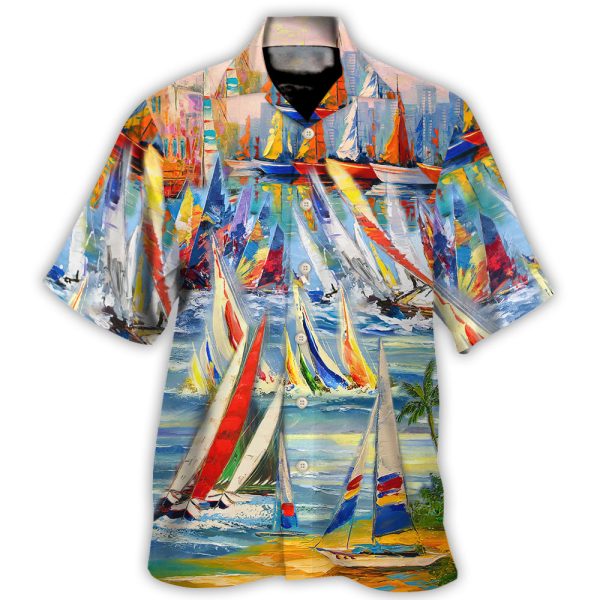 Sailing Every Time I Slip Into The Ocean, It? Like Going Home - Hawaiian Shirt Jezsport.com