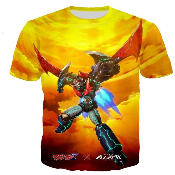 Japanese Mazinger Z T Shirt Men Women Jezsport.com