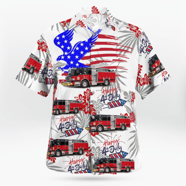 Schaumburg, Illinois, Schaumburg Fire Department, 4Th Of July Hawaiian Shirt Jezsport.com