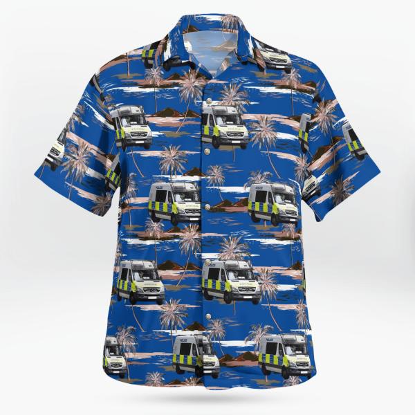 Metropolitan Police Service Public Order Vehicle Hawaiian Shirt Jezsport.com