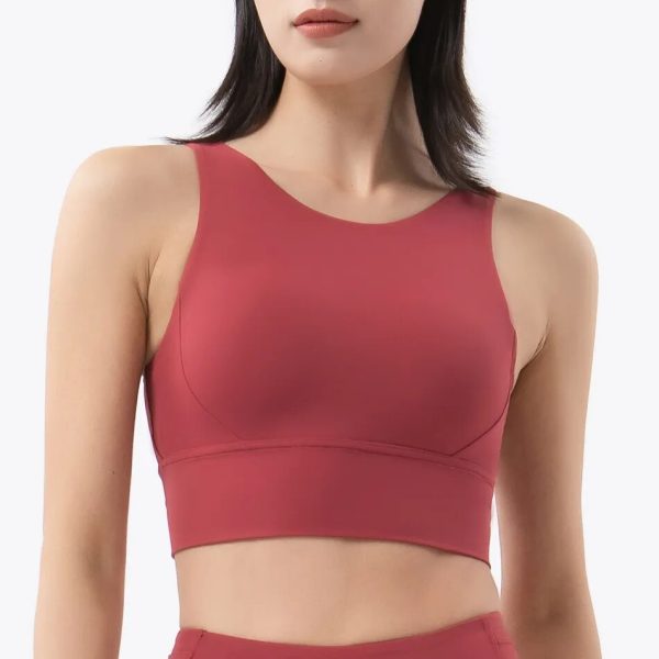New Top Women Sports Bra Yoga Fitness Athletic Wear Elastic Breathable Sexy Bras For Women Underwear 6 Colors Women's Bra