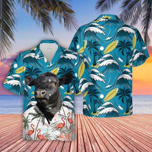 Unique Black Angus Hawaiian Shirts Jezsport.com