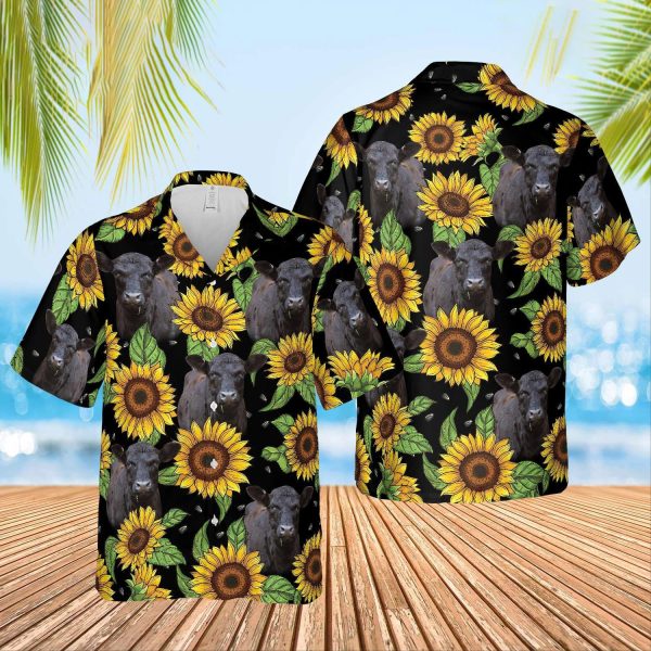 Unique Black Angus Hawaiian Shirts Jezsport.com