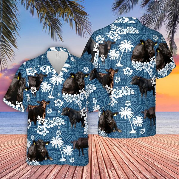 Unique Black Angus Hawaiian Shirts Jezsport.com