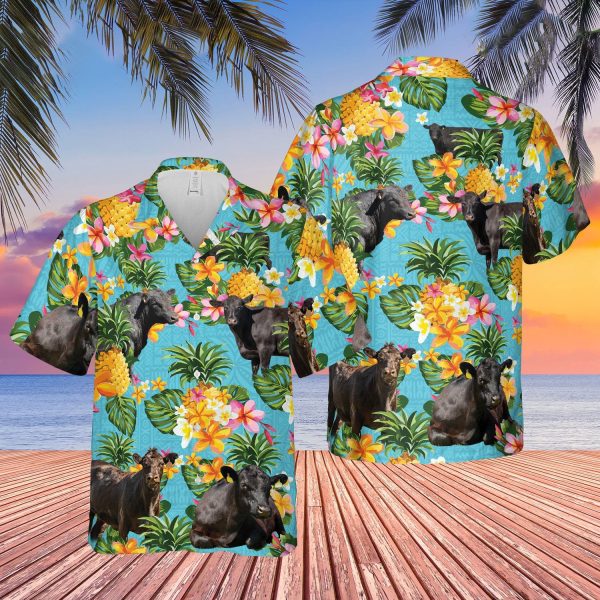 Unique Black Angus Hawaiian Shirts Jezsport.com