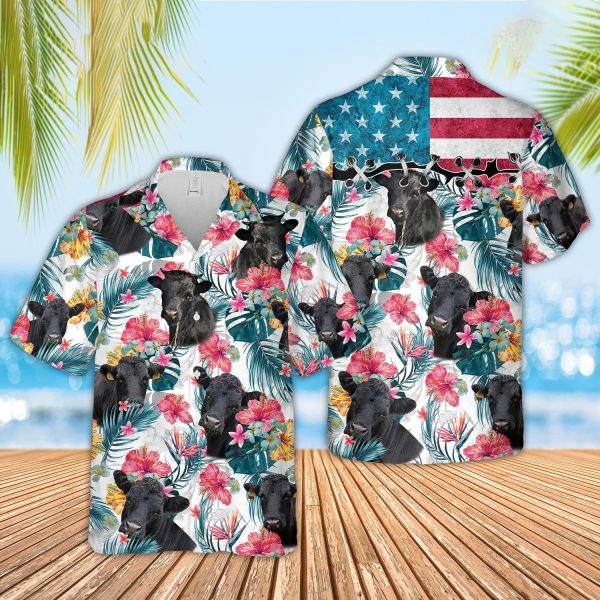 Unique Dexter Happiness Floral 3D Hawaiian Shirts Jezsport.com