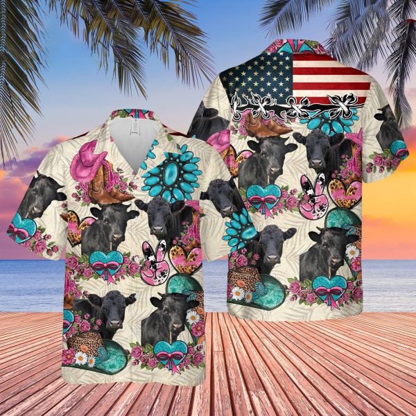 Unique Dexter Happiness Flowers 3D Hawaiian Shirt Jezsport.com