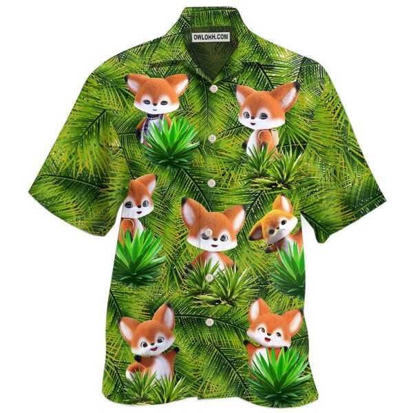 Fox In 3D Animator Fox - Hawaiian Shirt Jezsport.com