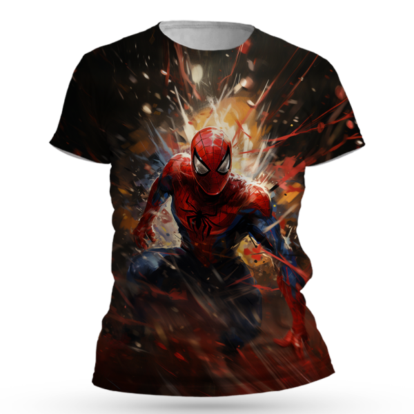 Spiderman All Over Print T-Shirts Jezsport.com