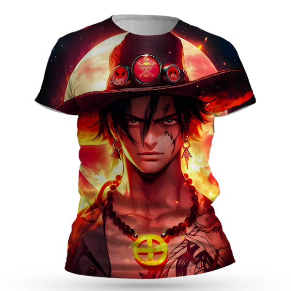 One Piece Monkey D. Luffy All Over Print T-Shirts Jezsport.com