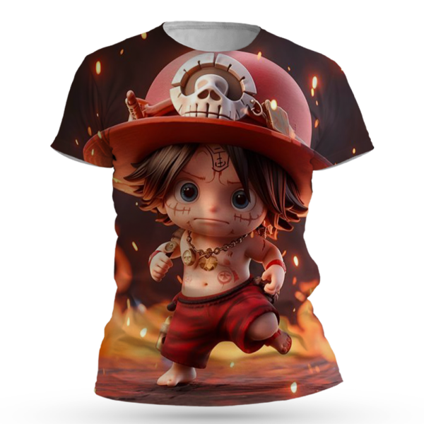 One Piece Monkey D. Luffy All Over Print T-Shirts Jezsport.com