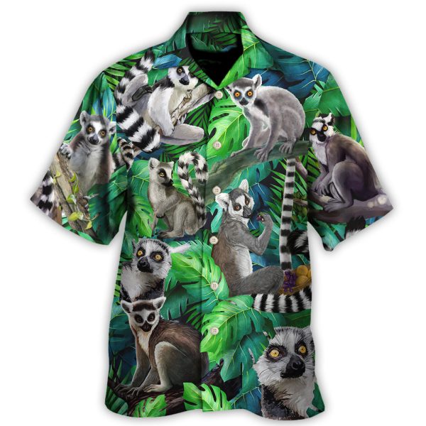 Lemur Madagascar In The Jungle - Hawaiian Shirt Jezsport.com