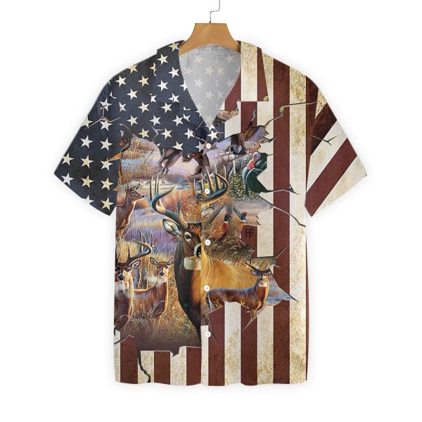 American Hunter Hawaiian Shirt Jezsport.com