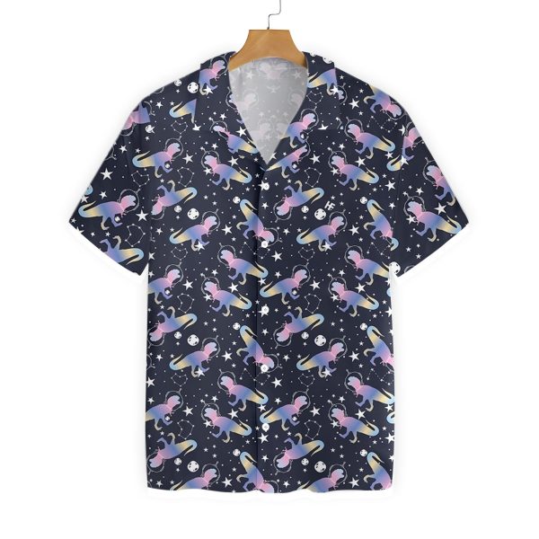 Astro T-Rex Dinosaur Hawaiian Shirt Jezsport.com