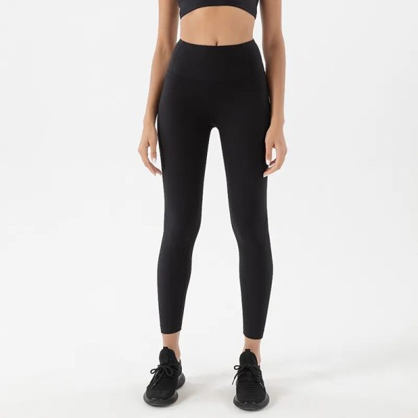 Rib Fabrics Leggings Women's Pants Gym Yoga Fitness Sport Pants Workout Tights High Waist Elastic Breathable 7 Colors 5.0 2 Reviews