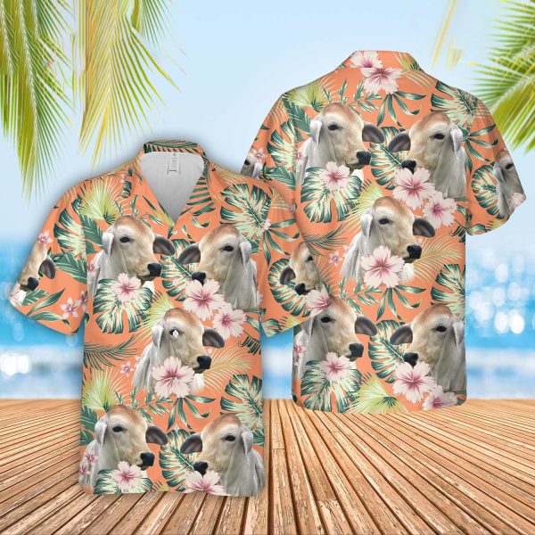 Unique Brahman Summer Happiness Floral Farm 3D Hawaiian Shirt Jezsport.com