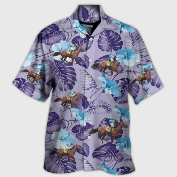 Horse Racing For Gary - Hawaiian Shirt Jezsport.com