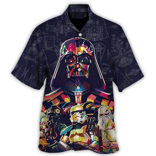 Darth Vader SW Print - Hawaiian Shirt Jezsport.com