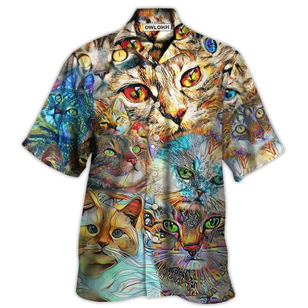 Cat Real Love Cats - Hawaiian Shirt Jezsport.com