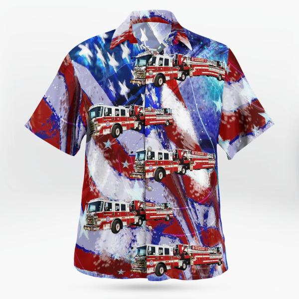 4Th Of July - District Heights Career Fire Station 26 - Hawaiian Shirt Jezsport.com