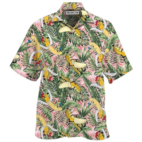 Fruit Banana Adult Humor - Hawaiian Shirt Jezsport.com