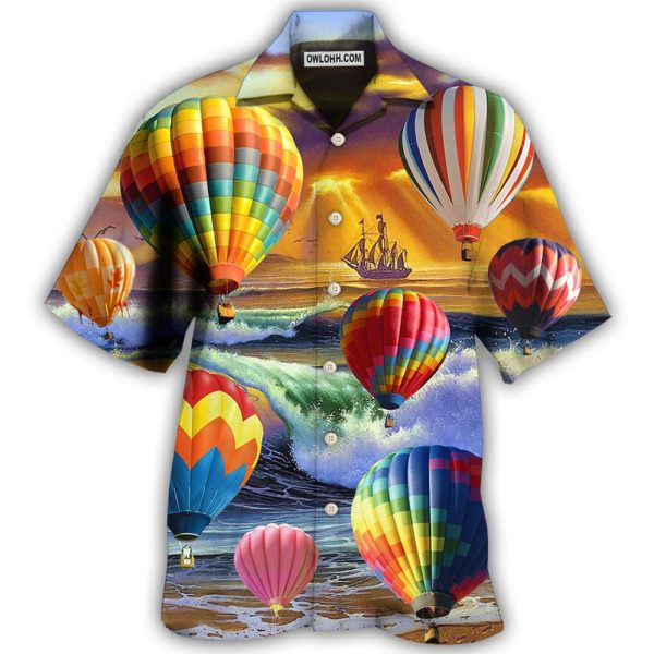 Air Balloon Love Life Style - Hawaiian Shirt Jezsport.com