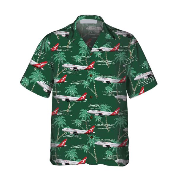 Airbus Tropical Aircraft & Airplane Aloha Hawaiian Shirt Jezsport.com