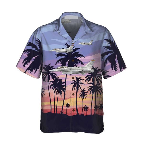 Aircraft On Sunset Hawaiian Shirt, Aircraft Hawaiian Shirt For Men And Women Jezsport.com