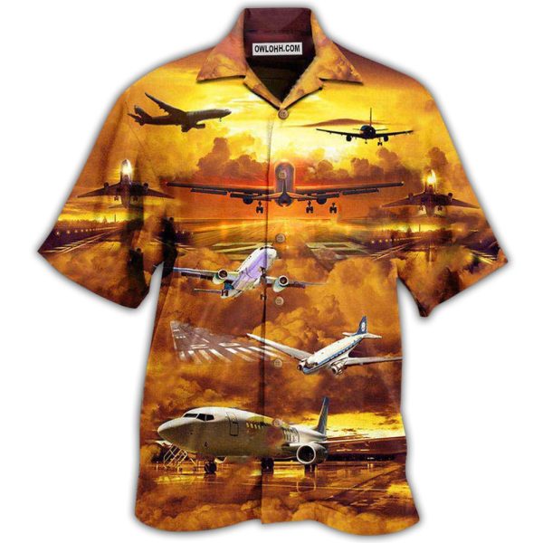 Airplane Fly Life Is A Journey Enjoy The Flight Airplane - Hawaiian Shirt Jezsport.com