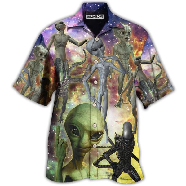 Alien Mysterious Galaxy - Hawaiian Shirt Jezsport.com