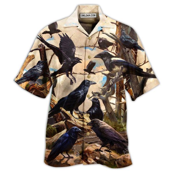 Raven All Crows Are Not Raven - Hawaiian Shirt Jezsport.com