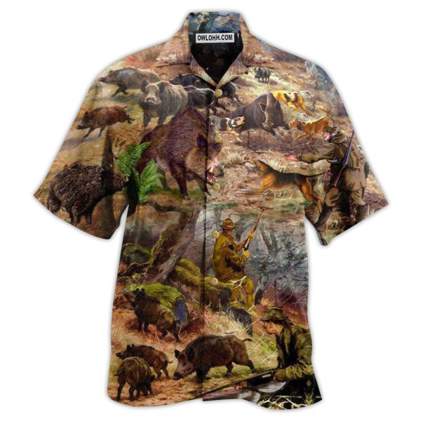 Hunting All Care About Is Hunting And Maybe 3 People - Hawaiian Shirt Jezsport.com