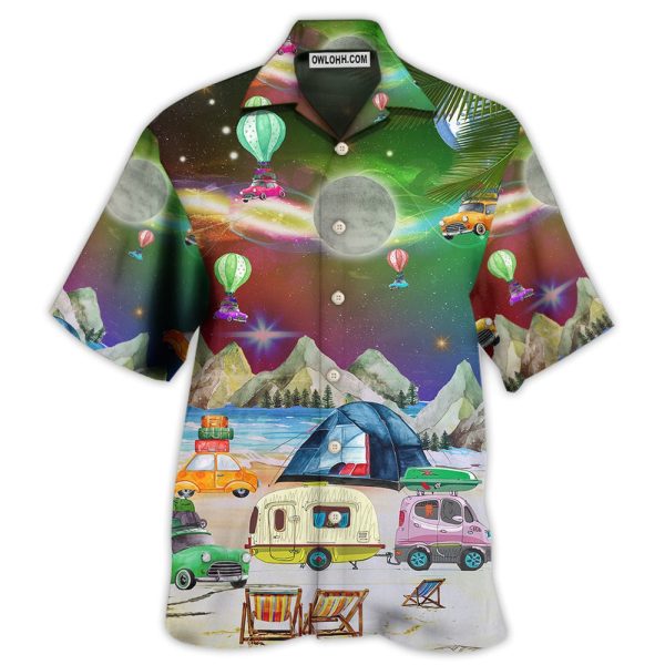 Camping Amazing Night Christmas - Hawaiian Shirt Jezsport.com