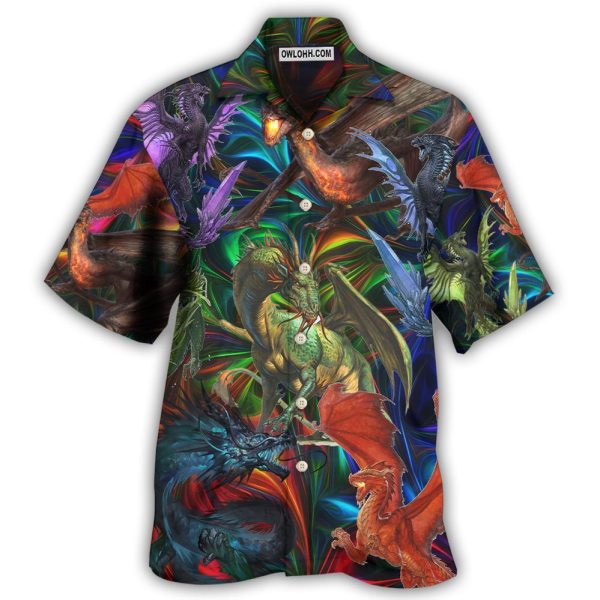 Dragon In An Unreal World - Hawaiian Shirt Jezsport.com