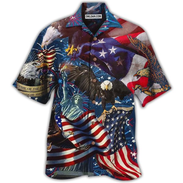 America Eagle Victory Love - Hawaiian Shirt Jezsport.com