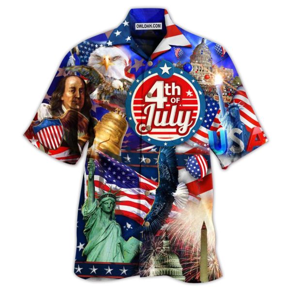 America Love July Style - Hawaiian Shirt Jezsport.com