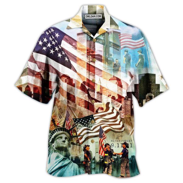 America Never Forgotten Tower Challenge Statue of Liberty - Hawaiian Shirt Jezsport.com